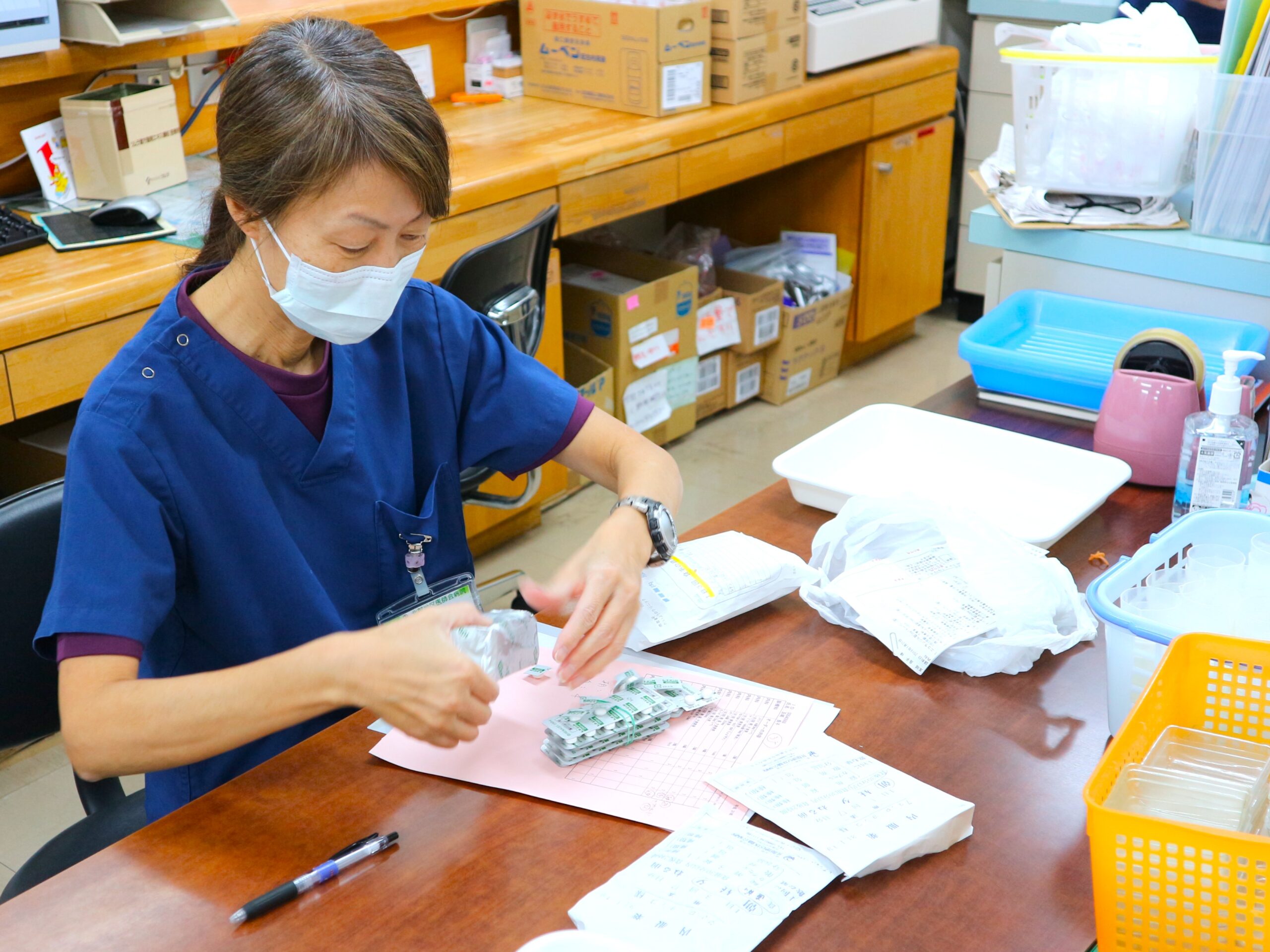 持参薬管理業務